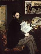 Edouard Manet Portrait of Emile Zola (mk09) china oil painting reproduction